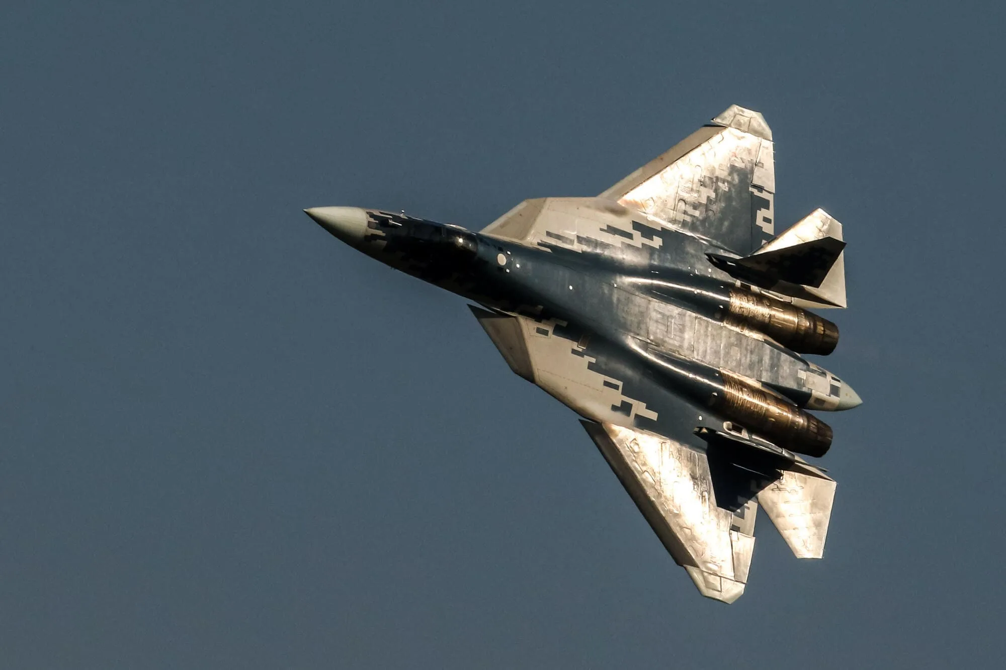 Un caza ruso Su-57