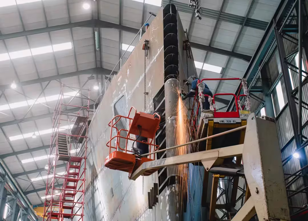 Buque logístico autónomo clase Liberty. Créditos: Damen.-