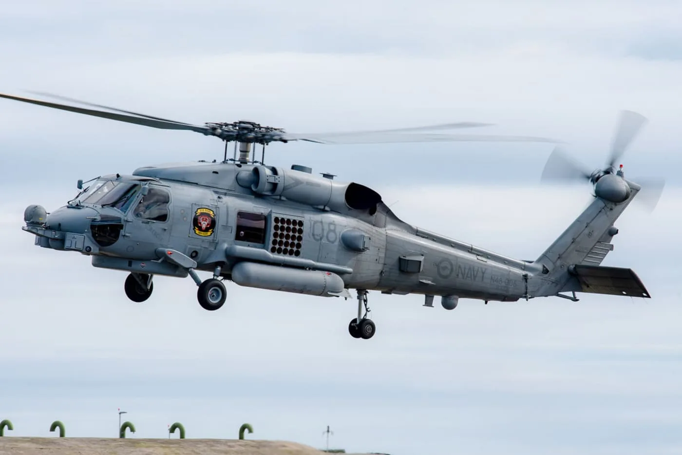 Un helicóptero MH-60R