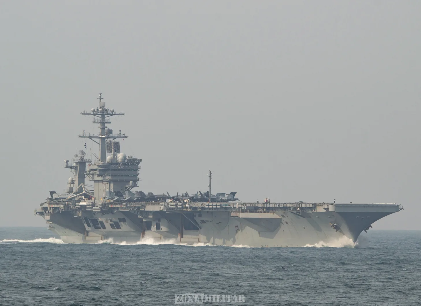 Portaaviones USS George Washington ejercicio Gringo - Gaucho