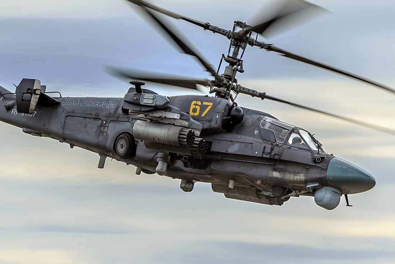 Un helicóptero de ataque ruso ka-52