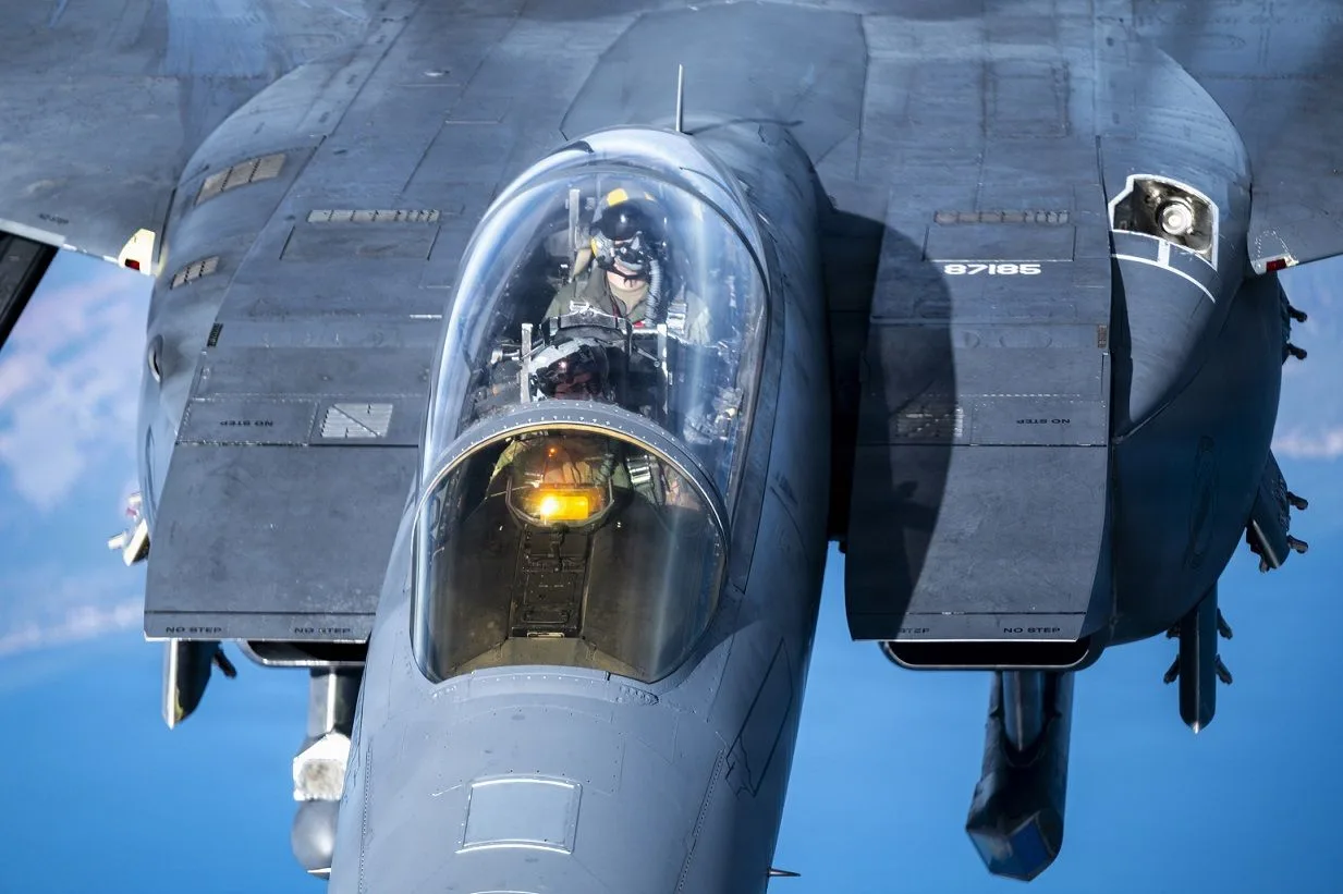 F-15E Strike Eagle Fuerza Aérea de EE.UU. piloto